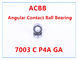 7003 rodamiento de bolitas angular del contacto de C P4A GA