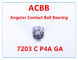 7203 rodamiento de bolitas angular del contacto de C P4A GA