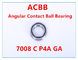 7008 rodamiento de rodillos angular de contacto de C P4A GA